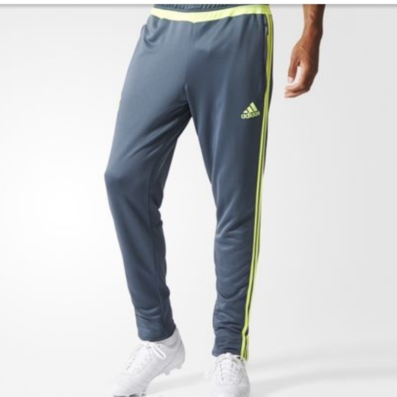 Adidas climacool grey and yellow soccer pants - Picture 8 of 8